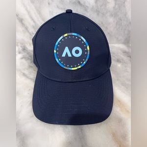 NWT 2024 Adult Australian Open hat, navy blue unworn